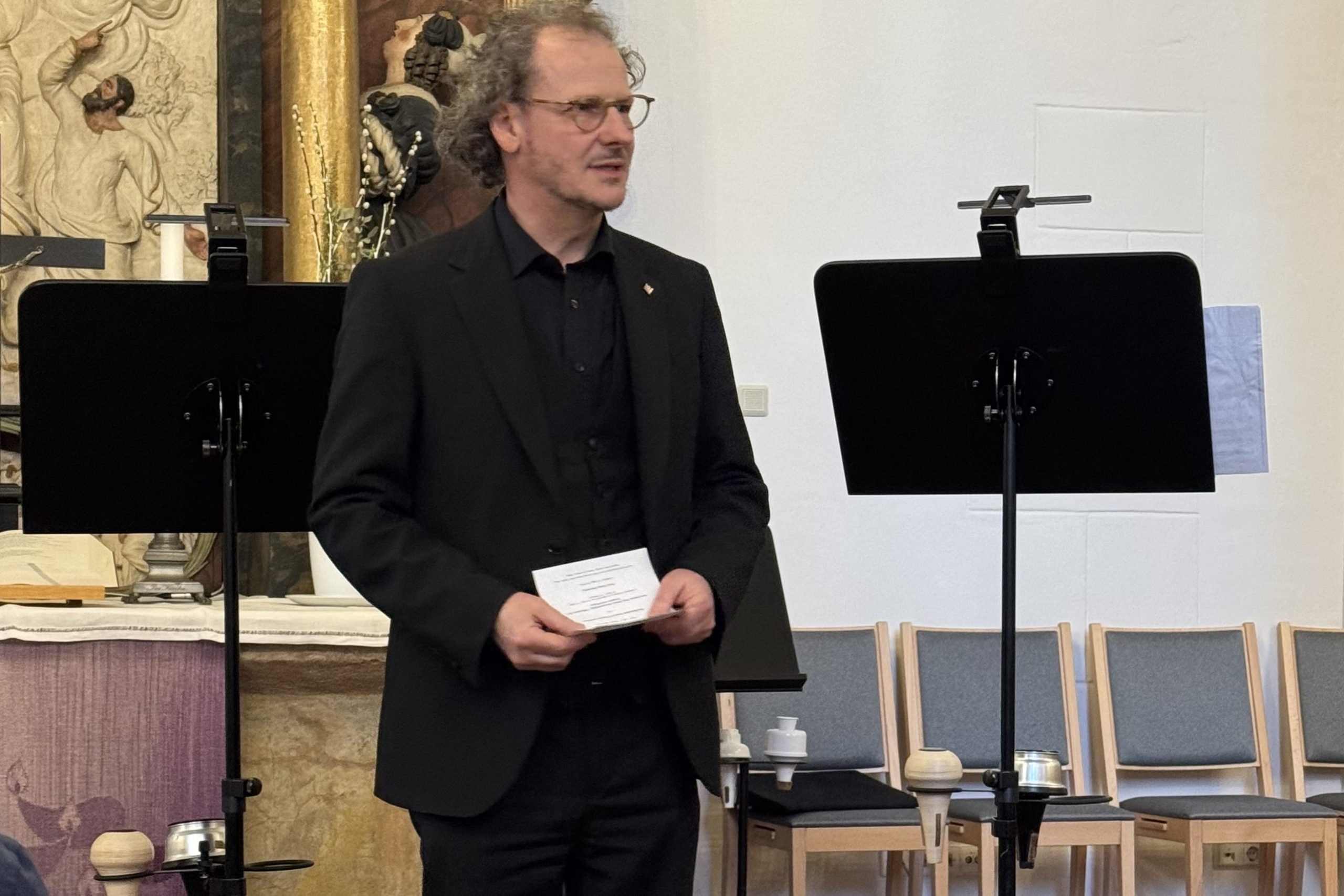 FP Ingolf Barth hielt die Dramaturgie des Abends in seinen Händen Ingolf Barth verantwortete die Dramaturgie